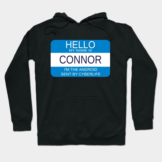 Connor, the Android sent by CyberLife Hoodie by Maeden